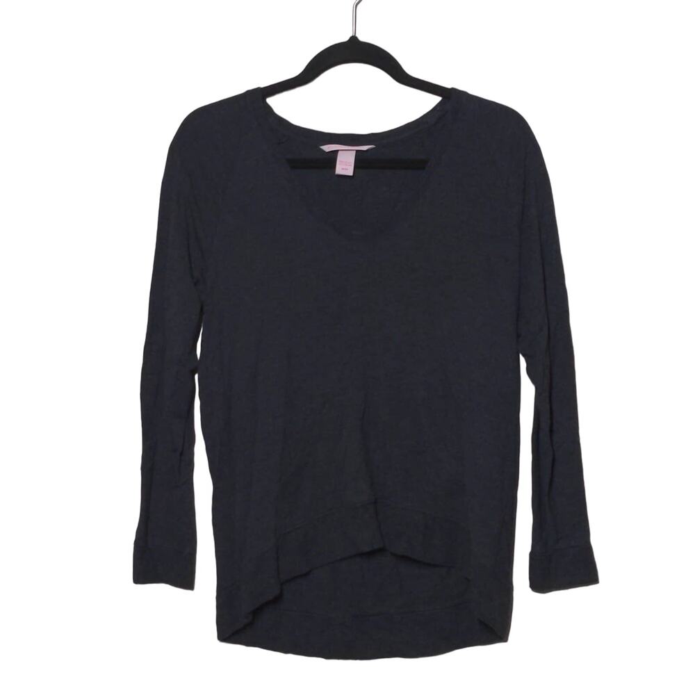Victoria's Secret Long Sleeve Pullover Top in Gray - Size M - GUC